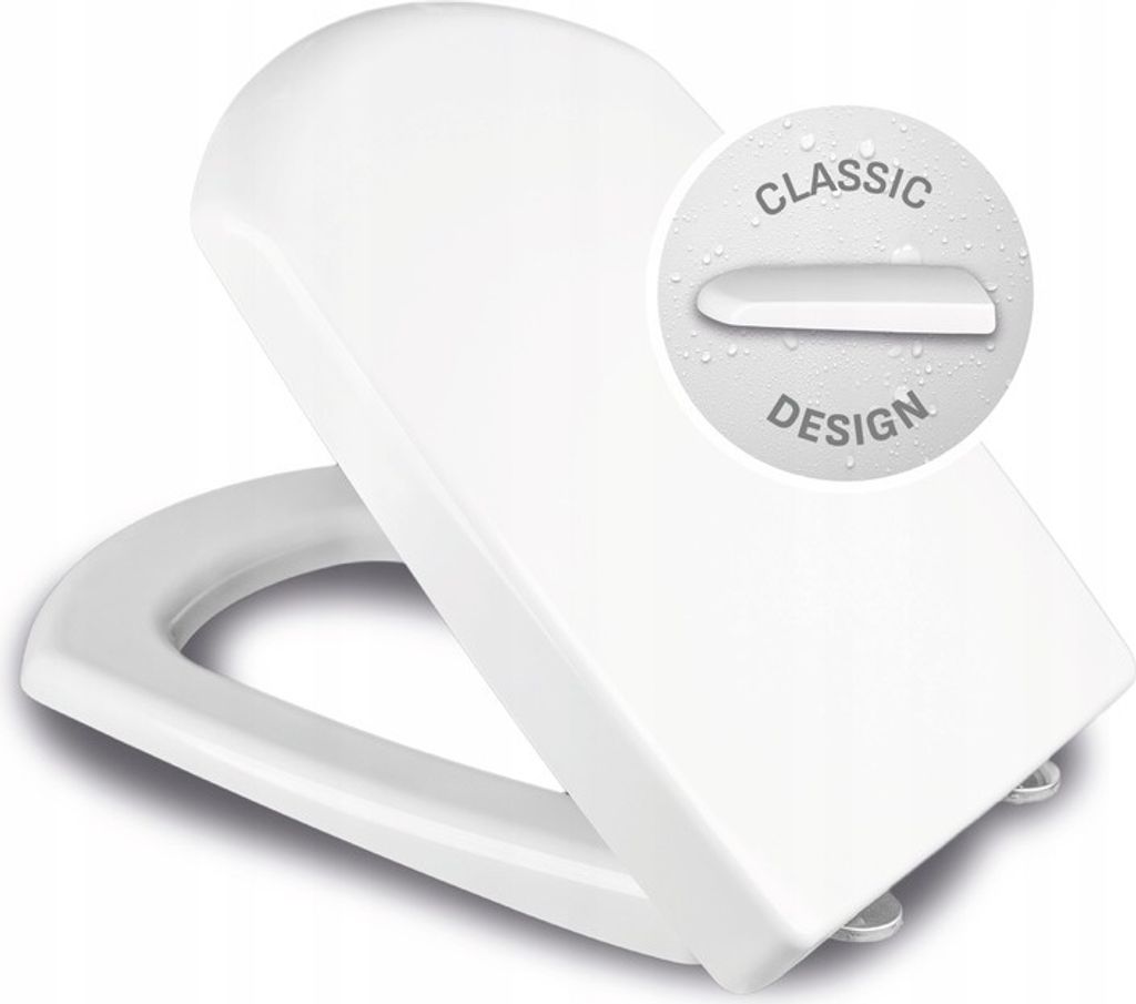 Toilettensitz kompatibel mit Cersanit Carina Soft Close Produktbild 
