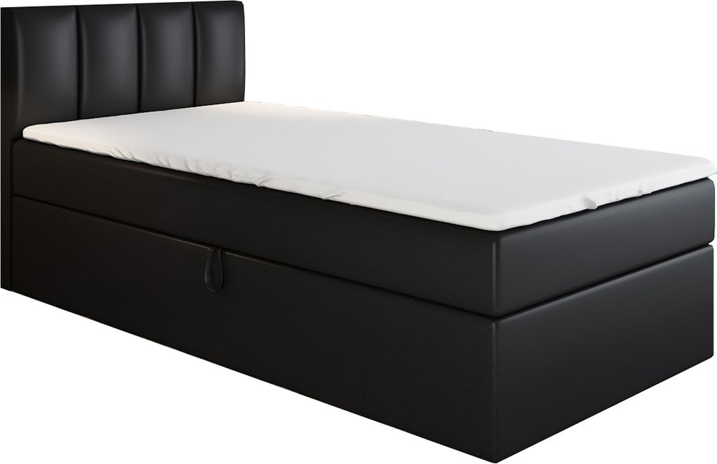 Boxspringbett, Jugendbett GUNNAR 80x200 (Links) mit Produktbild 