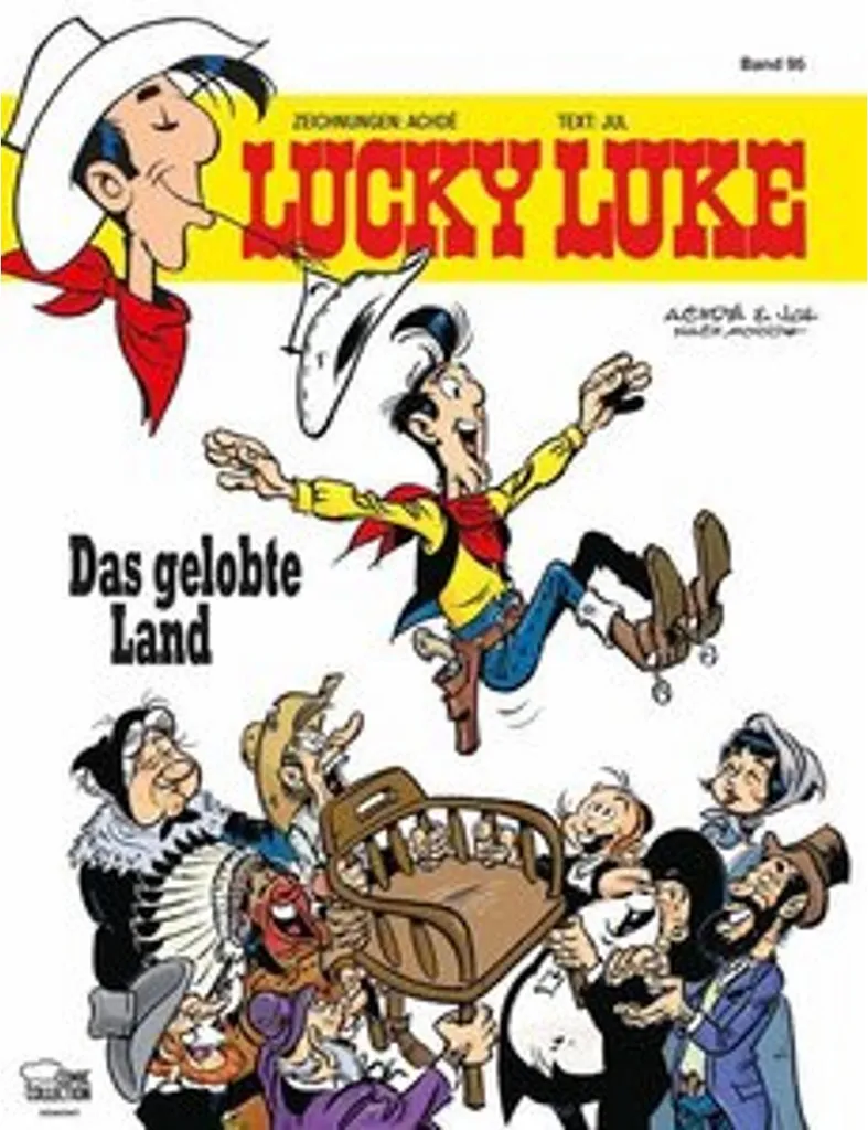 Lucky Luke Tome 95 La Terre Promise - Album BD Culte en Français