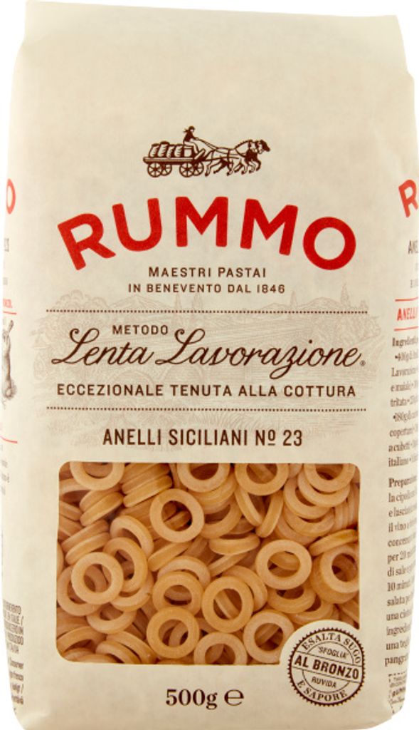 Nudeln Anelli Siciliani n23 500g - Rummo