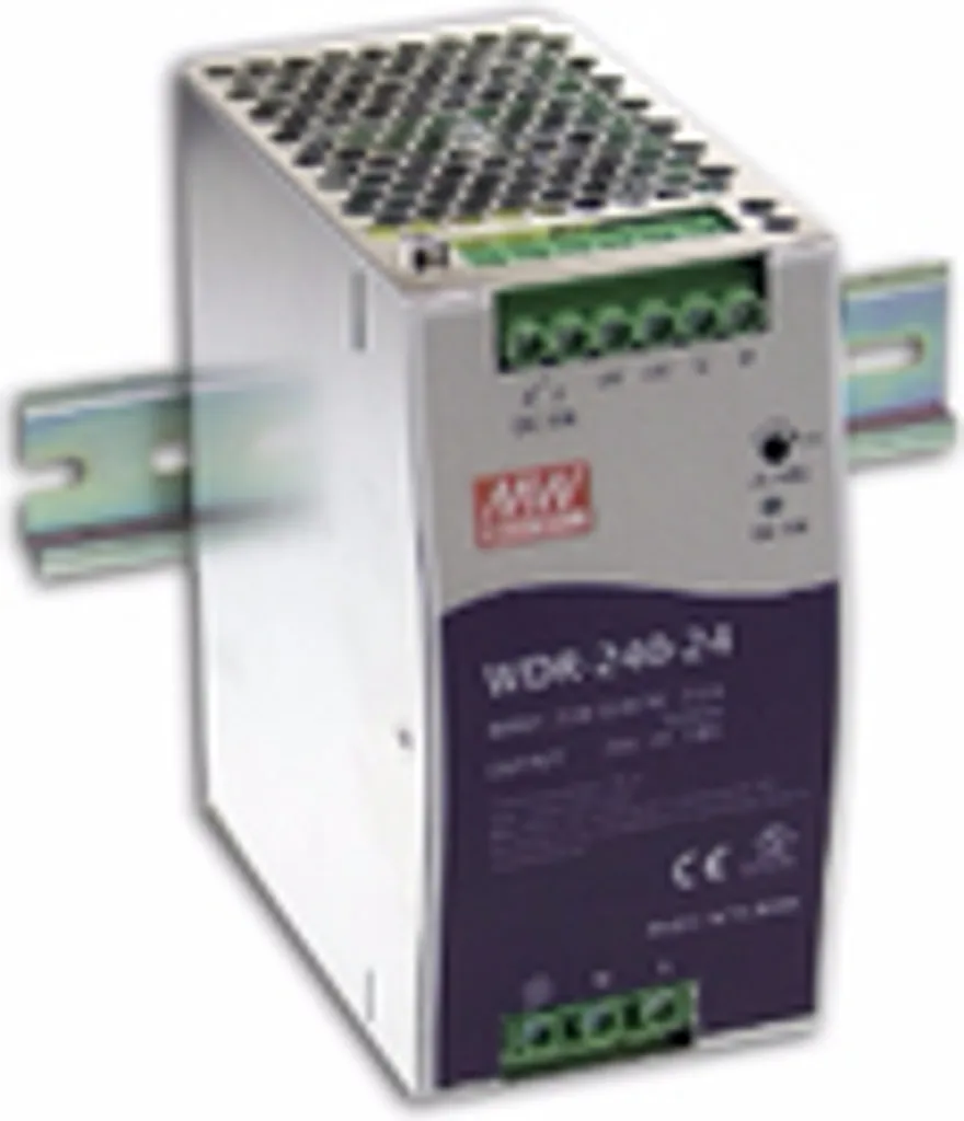 Alimentation 24V DC 240W Mean Well WDR-240-24 pour Automatisme Industriel