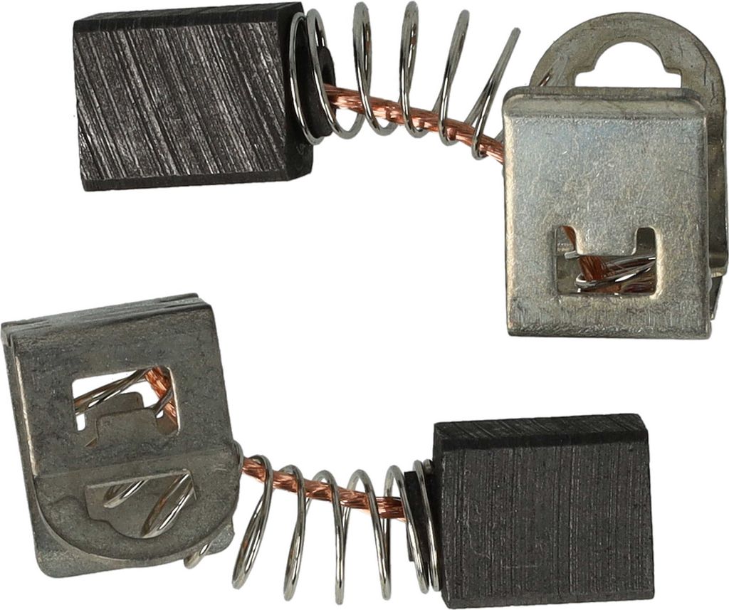 vhbw 2x Kohlebürste 9 x 7,5 x 6 mm kompatibel mit Bosch GSB 18 VE-2 (Nr. 3 601 J94 301) Bohrmaschine, Schlagbohrer + Feder