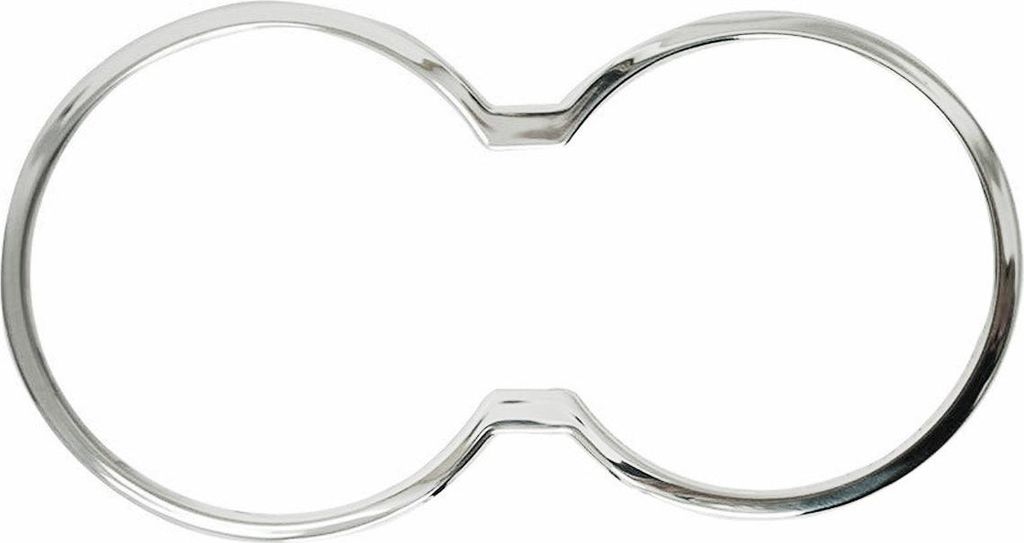 Getränkehalter Rahmen Cupholder für Hyundai ix35 2010-2015 Edelstahl Chrom