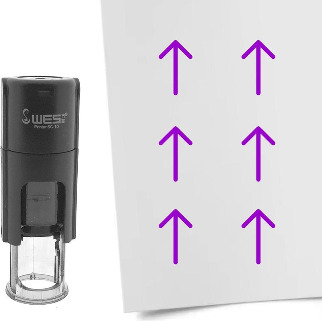 CombiCraft Selbstfärbender Stempel 'Pfeil' in der Farbe Produktbild 