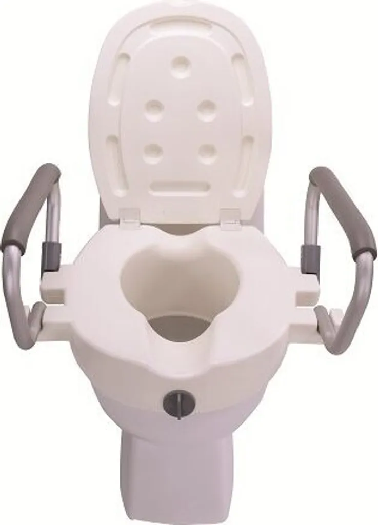 Rialzo WC Antar AT51205: Alzawater 10cm con Maniglie Pieghevoli