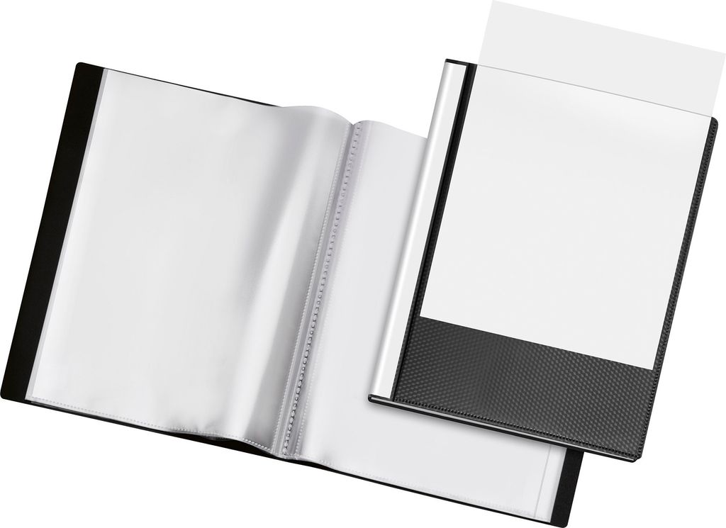 Veloflex Sichtbuch A4 12 Hüllen schwarz Diamond Produktbild 