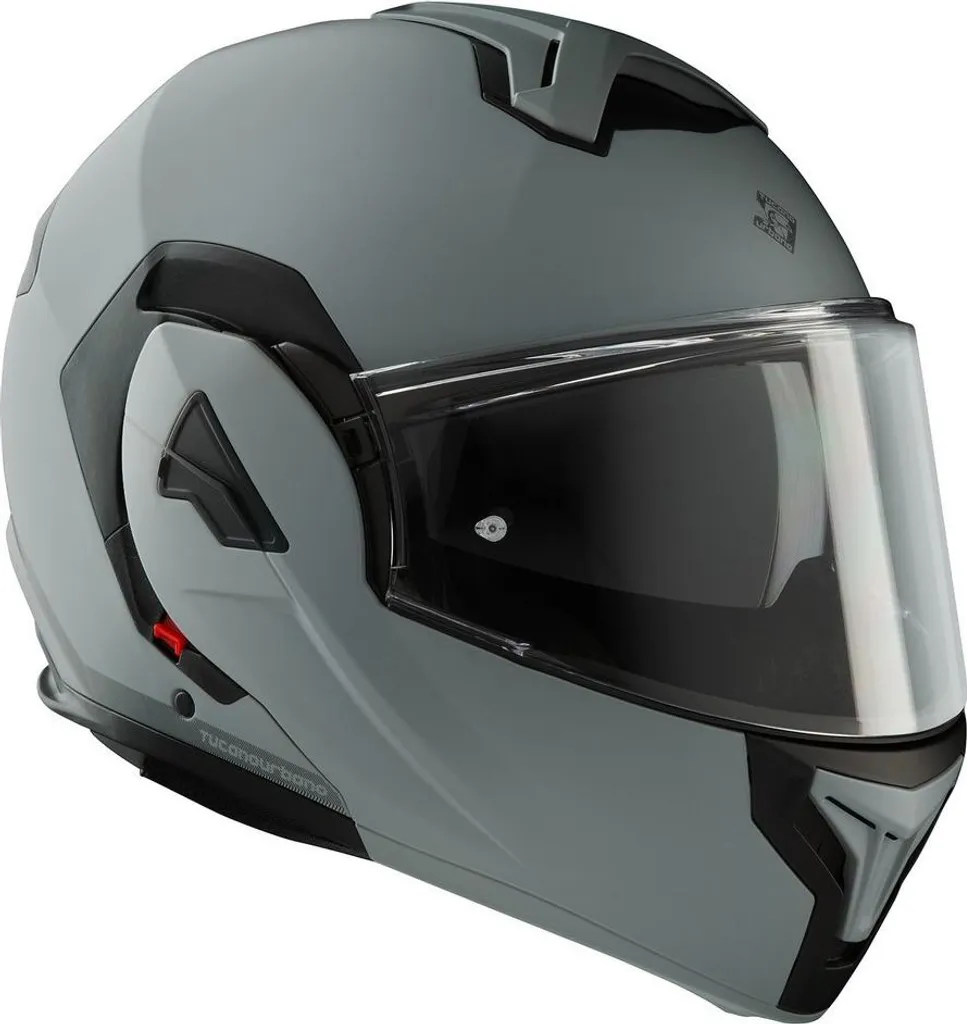Casque Fastflip Tucano Urbano Gris L avec Visière Longue et Confort