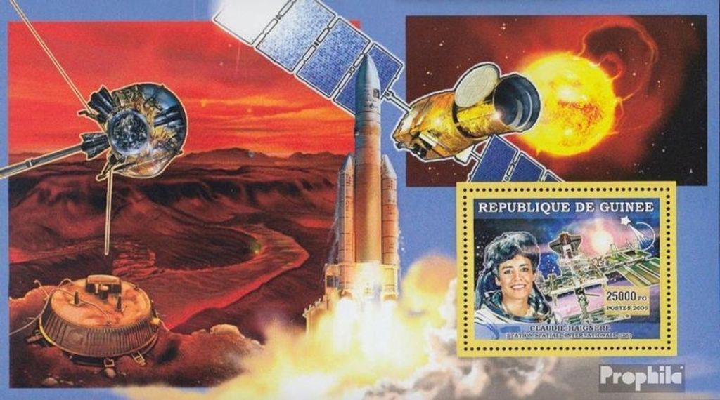 Briefmarken Guinea 2006 Mi Block 1112 (kompl. Ausgabe) postfrisch CLAUDIA HAIGNERE