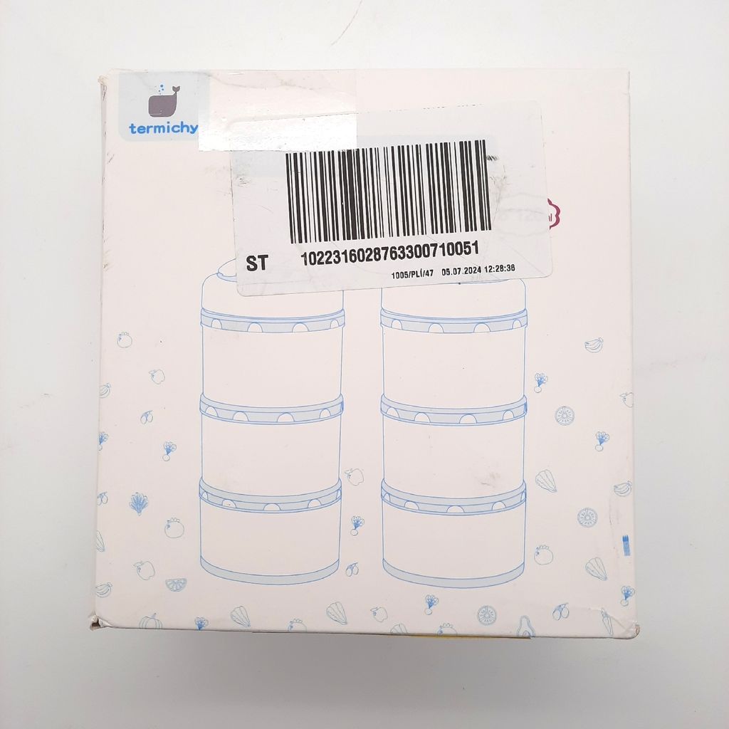 Termichy Milchpulver Portionierer Baby Stapelbar Milchpulver Aufbewahrungsbox 2 Stück (Warmes Grau) Warmes Grau Single