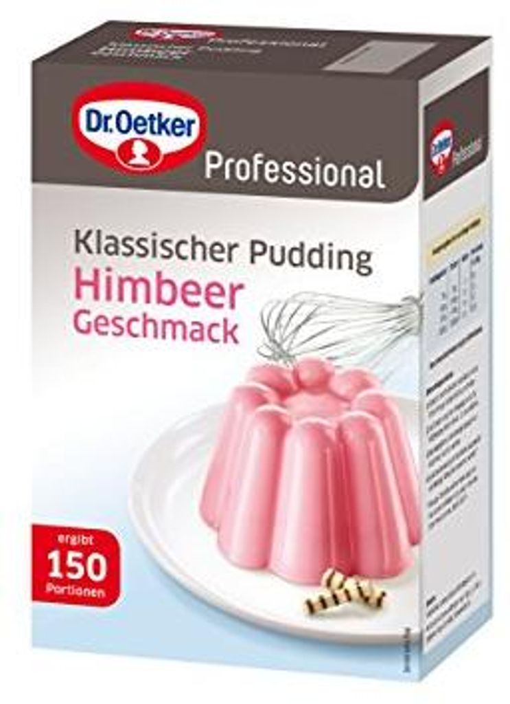 Budino classico Dr Oetker Professional al gusto di lampone Immagine del prodotto 