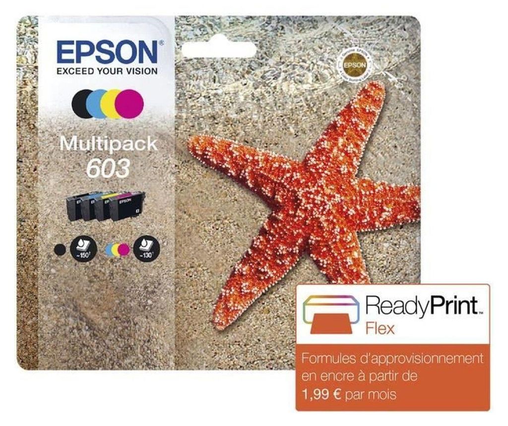 Czteropak wkładów atramentowych EPSON 603 Zdjęcie produktu 