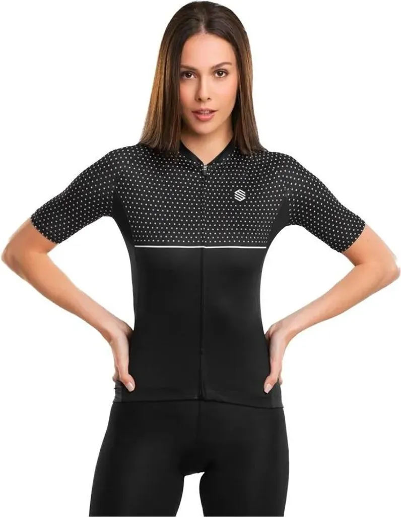 Maillot Cyclisme Siroko M3 Milano Femme Noir L - Confort Anti-Transpirant