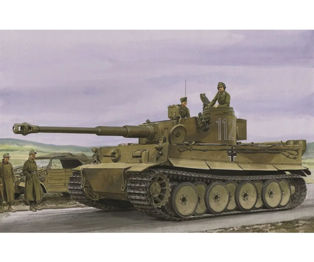 Tiger I Production initiale Dragon 1/35 - Détails historiques poussés