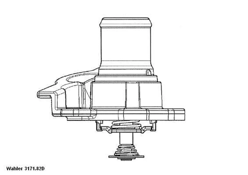 Termostato Originale WAHLER 3171.82D per Iveco Daily III IV - 82°C