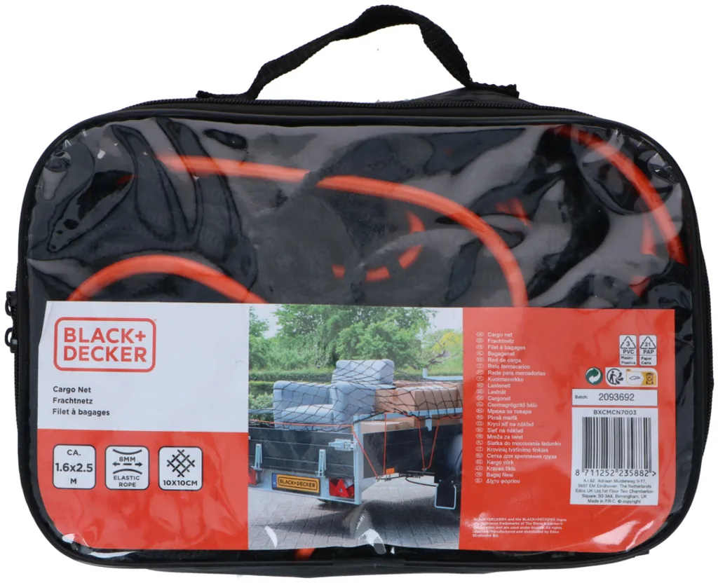 Offerta Rete Rimorchio BLACK+DECKER 2x3m - Qualità Top con Borsa
