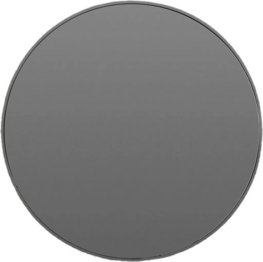 Miroir Espejo Light & Living en verre fumé noir Ø50 cm - Design chic