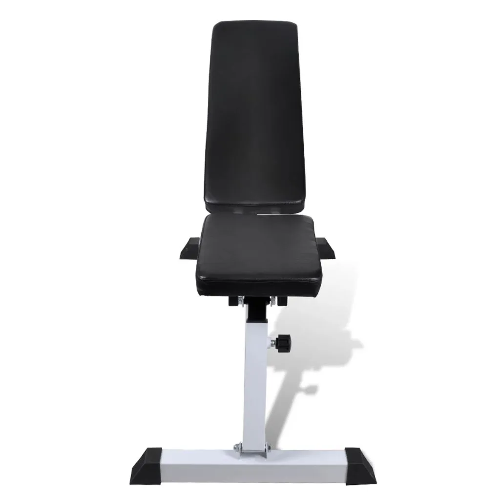Banc de musculation pour exercices pectoraux et bras à la maison noir