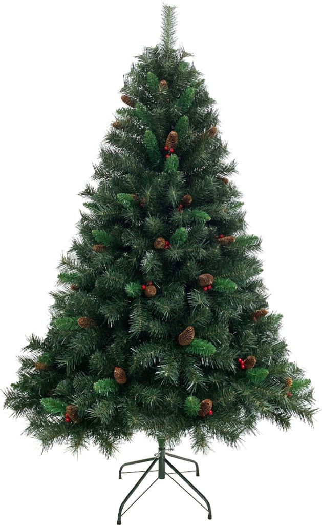 SVITA Weihnachtsbaum künstlich Tannenzapfen und Beeren Produktbild 