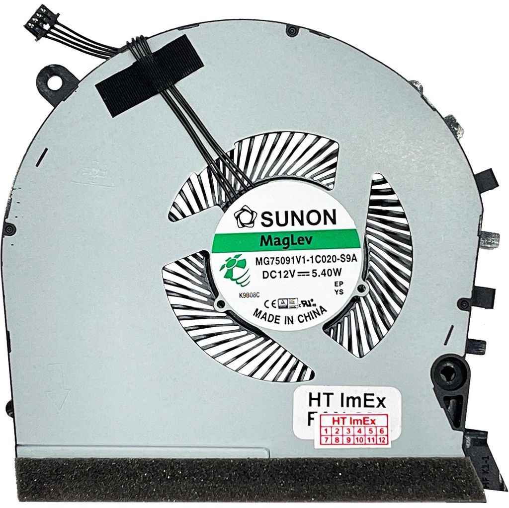 CPU version Flache - Lüfter Kühler 4-Pin stecker FAN cooler für HP Omen 17-cb0000