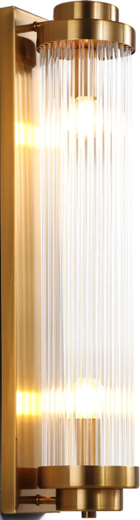 Applique Cristallo Ionic 40 cm Ottone | Installazione Facile e Design