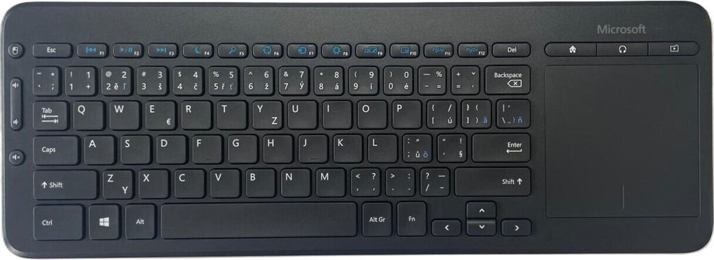 Microsoft All-in-One Media Keyboard mit Touchpad,Kabellos, Produktbild 1