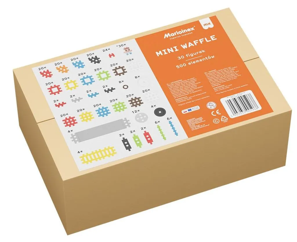 Marioinex Mini Waffle 500 pcs : Le jeu idéal pour s'amuser en groupe