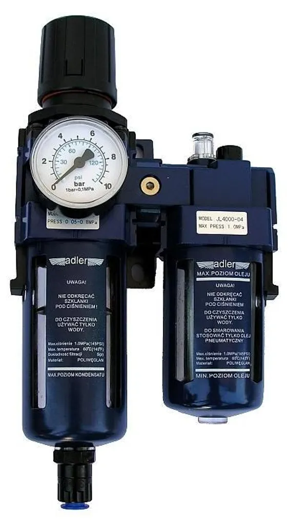 Filtre déshydrateur 1/2 Adler pour protéger compresseur et outils d'air