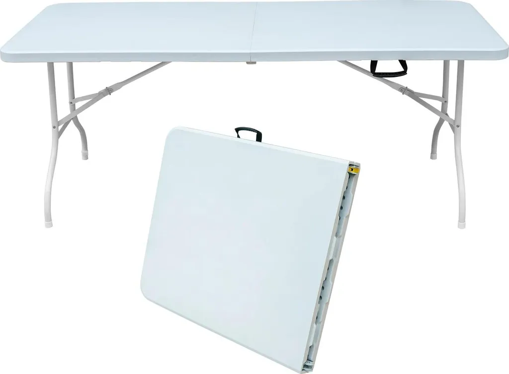 Table pliante gain de place 180cm - Solution repas nomade 6 personnes