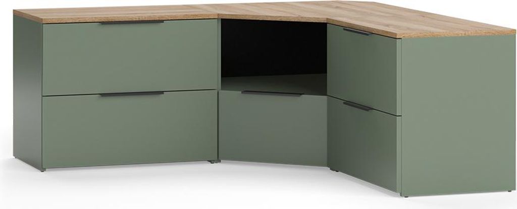 Ściana w salonie Vicco Wido Zielony 3 części, Model 58553 Zdjęcie produktu 