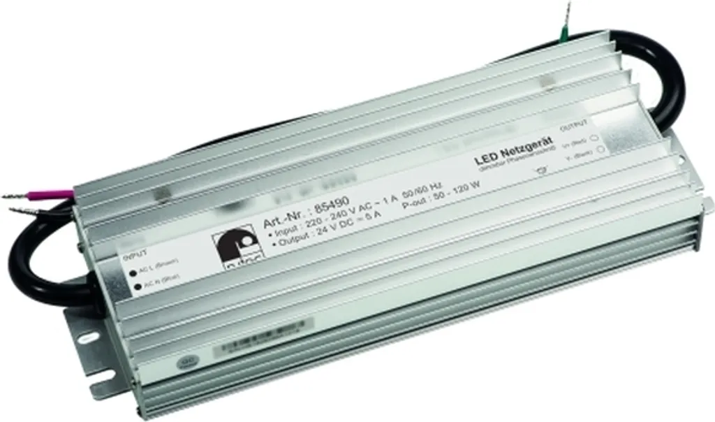 Alimentation LED 24V IP67 dimmable 120W max avec variation de lumière