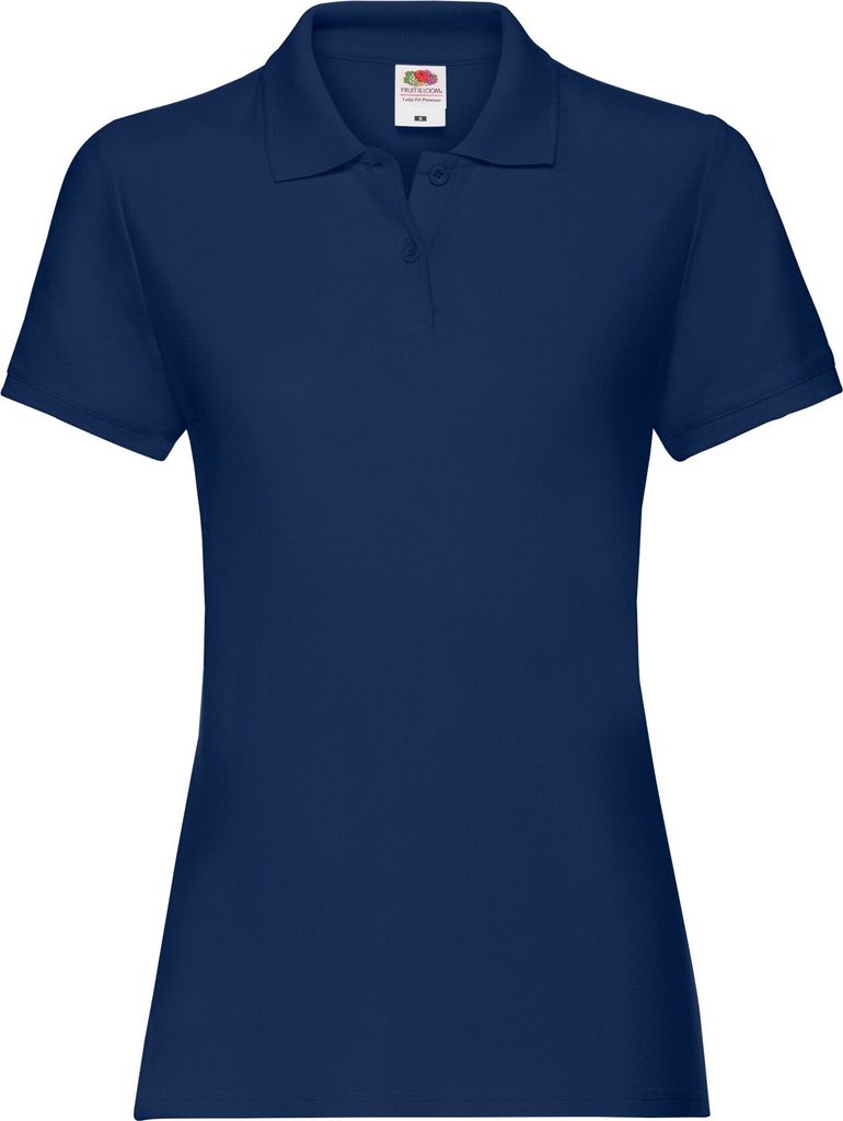 Fruit of the Loom - "Premium" Poloshirt für Damen RW8418 (XS) (Marineblau)