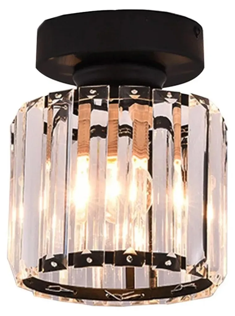 Plafonnier pour chambre d'adulte décoratif rond sans ampoule blanc