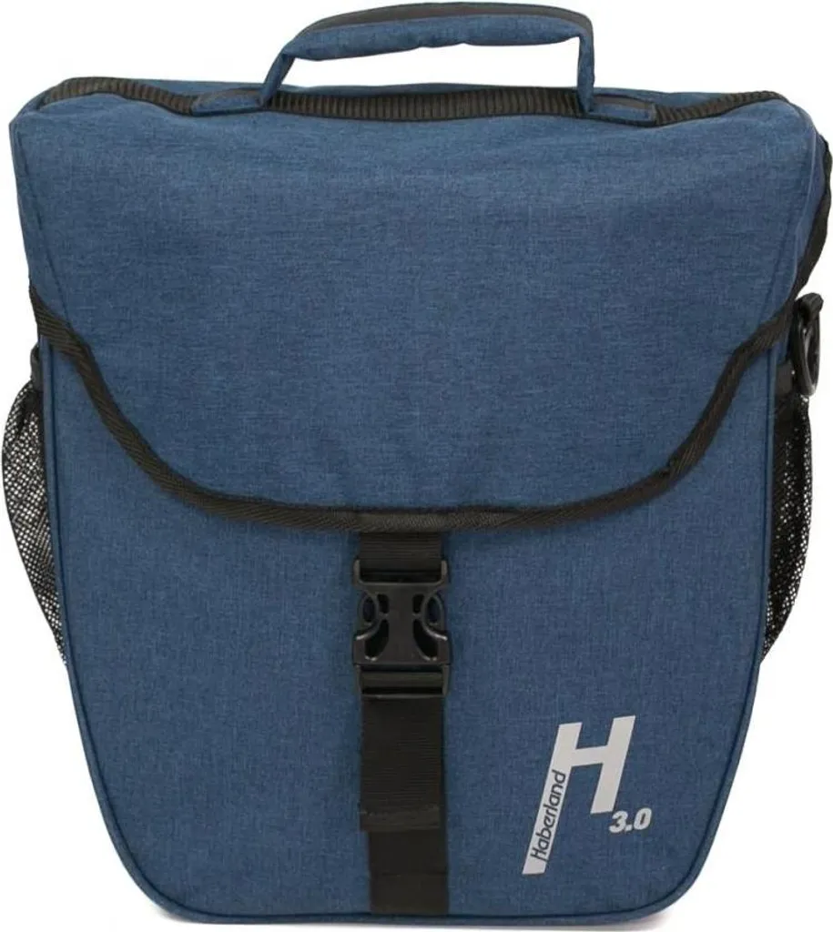 Sacoche de vélo Haberland Basic 3.0 bleue imperméable et résistante