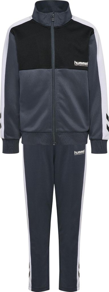 Hummel Colorblock Trainingsanzug Blau 116 cm Kinder Blau 116 cm