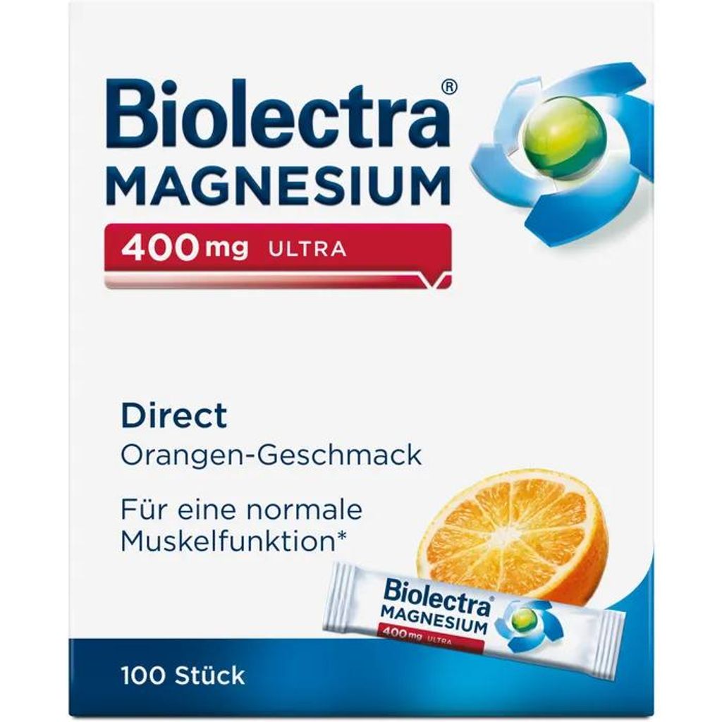 Biolectra Magnésium 400 mg ultra Direct Orange, 100 Image du produit 