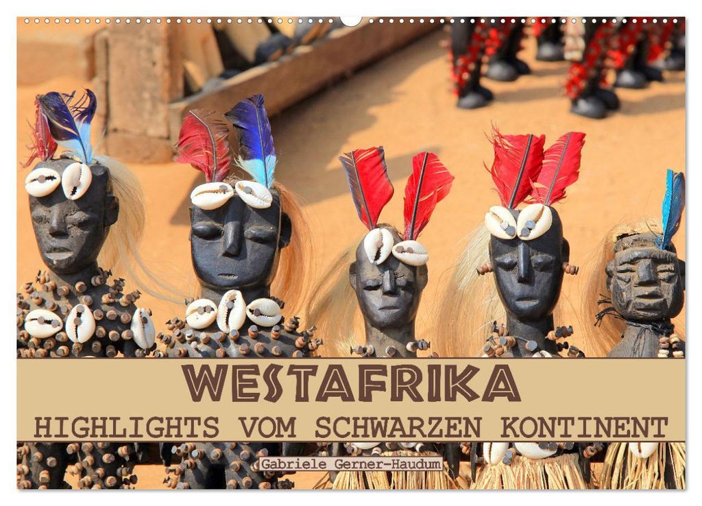 Westafrika, Highlights vom schwarzen Kontinent (Wandkalender 2027 DIN A2 quer), CALVENDO Monatskalender