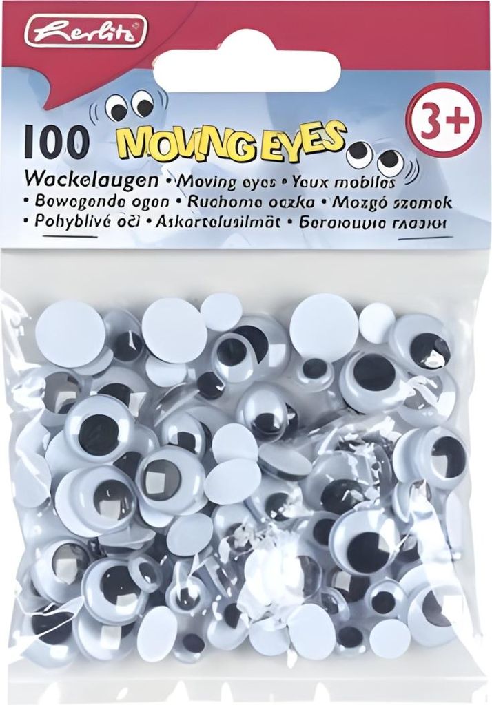 Herlitz Wackelaugen bewegliche Pupille sortiert Produktbild 