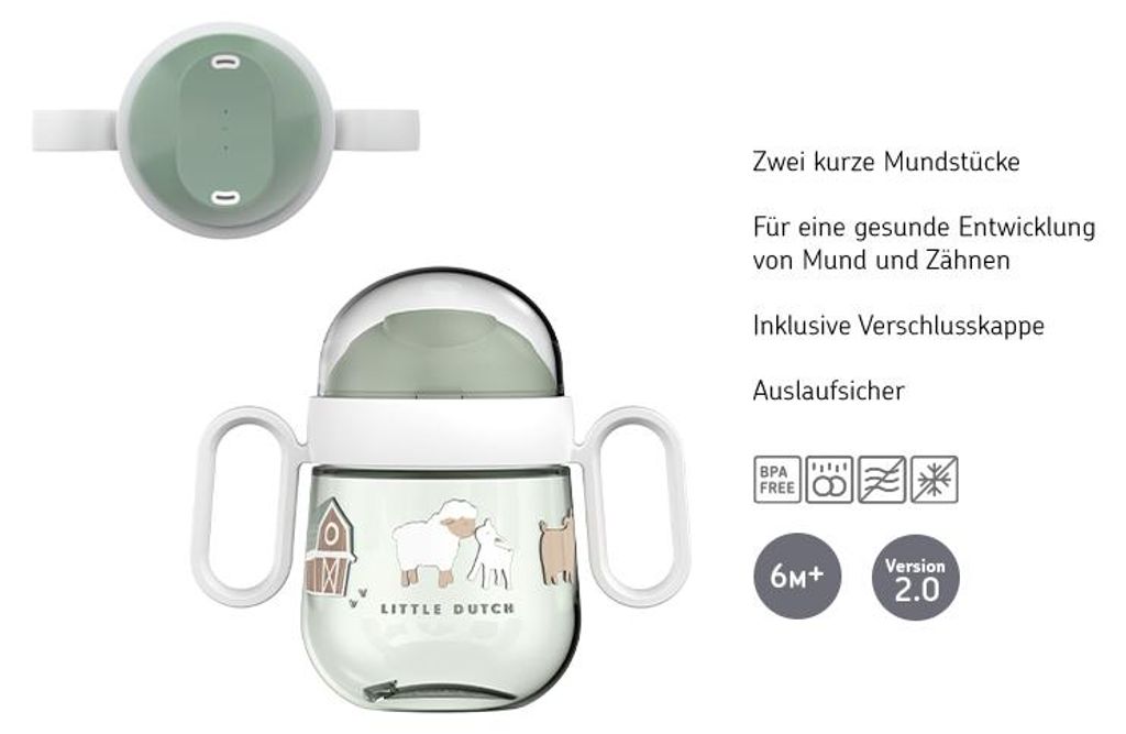Mepal - Antitropf-Trinklernbecher Mio Little Dutch - 200 ml Produktbild 