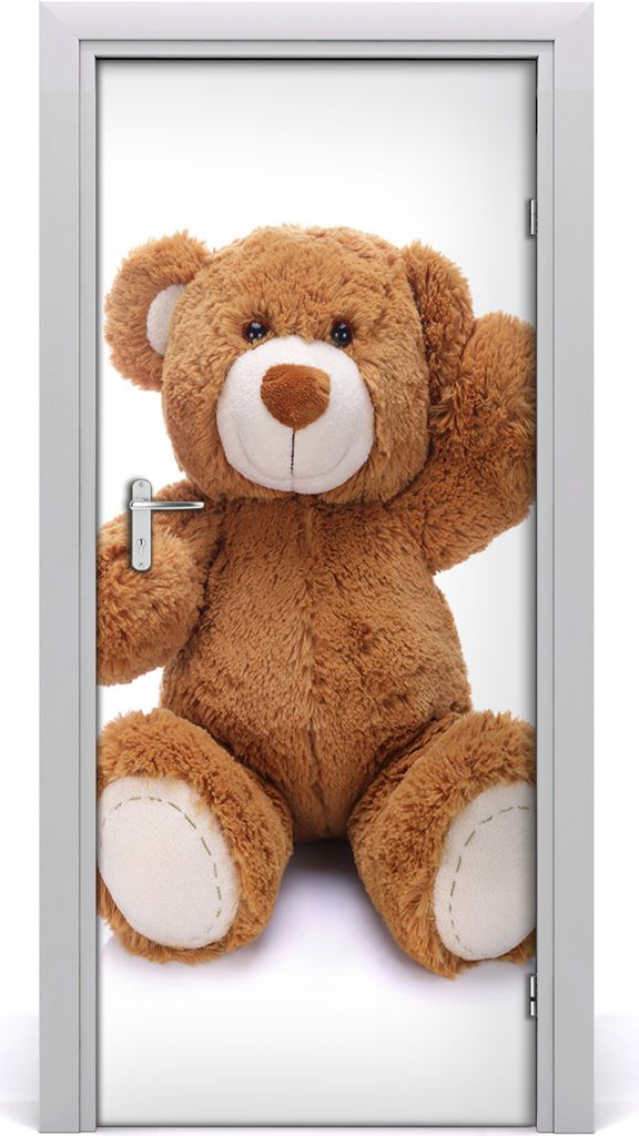Tulup Türaufkleber 85x205 cm Dekorative Aufkleber Selbstklebend Wasserdichte Tapete Abnehmbar Schlafzimmer Wohnzimmer Wohnkultur - Teddybär