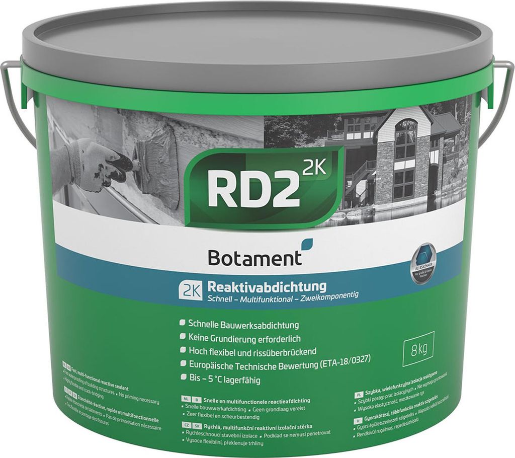 Botament RD 2 Zielony uszczelniacz reaktywny 8 kg Zdjęcie produktu 