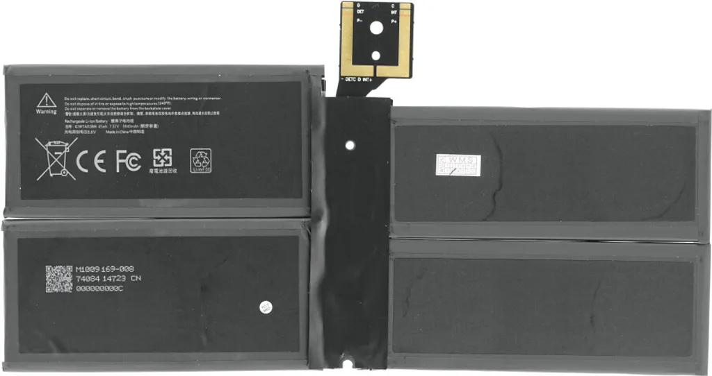 Batterie G3HTA038H de rechange pour Microsoft Surface Pro 5 et 6