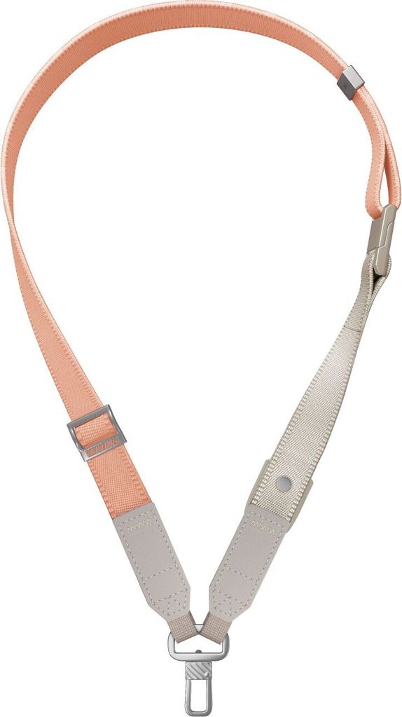 UNIQ Vista Duo 2V1 Universal-Lanyard und Handschlaufe für Mobiltelefon, Pfirsich/Beige