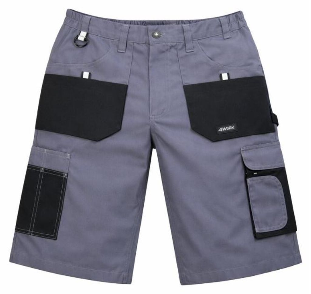 Arbeitsshorts - Arbeitsshorts 60 - Taschen Grau - fur Produktbild 