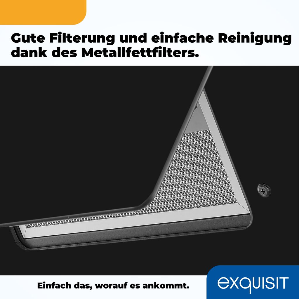Exquisit KFD 80-8.1  Kopffrei- Dunstabzugshaube | Produktbild 7