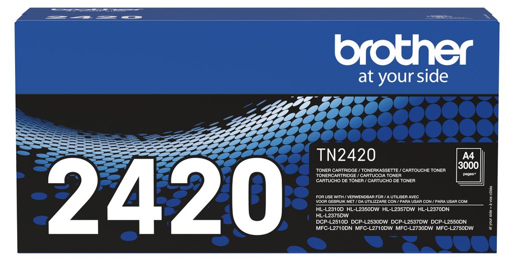 Brother TN-2420, 3000 stron(y), Czarny, 1 szt. Zdjęcie produktu 