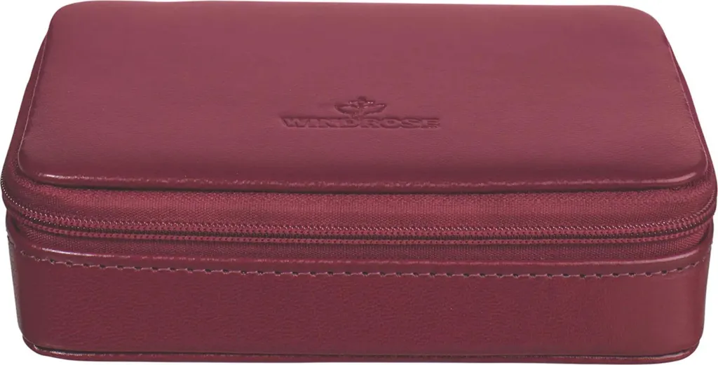 WINDROSE scatola di gioielli Merino CharmBox Red rosso
