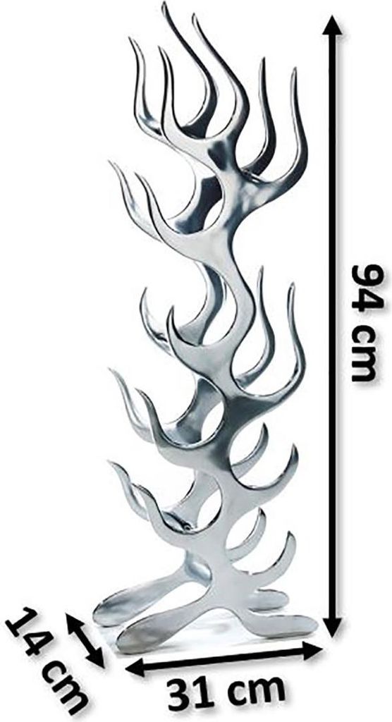 Wenregal "Black Lne" Flaschenständer Metall 90cm Flaschenhalter