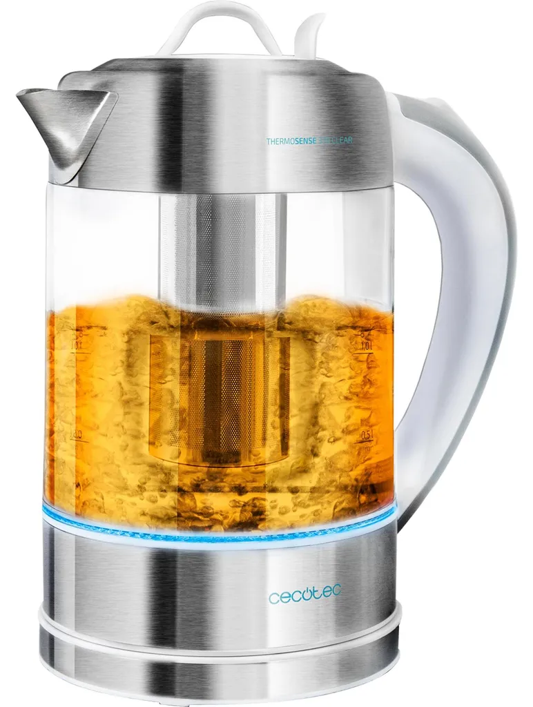 Bouilloire pour thé et tisane Cecotec ThermoSense 370 Clear 1,7 L
