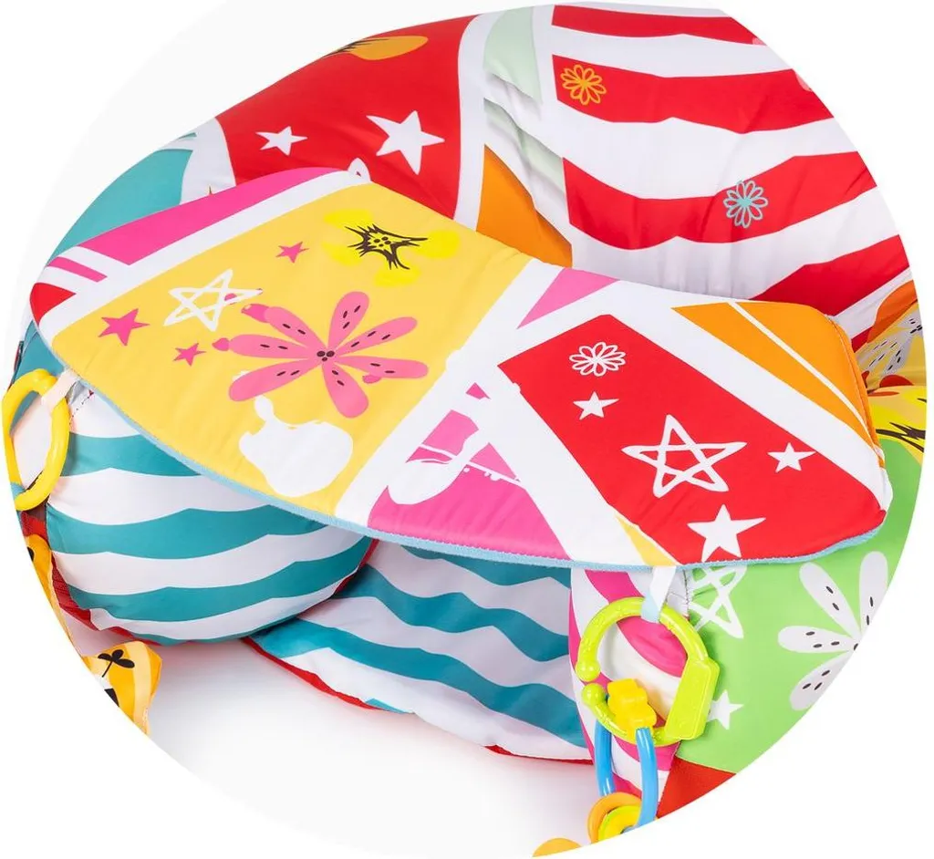 Coussin de Jeu Bébé 2 en 1 - Doudou Géant et Support d'Assise Confort - 3