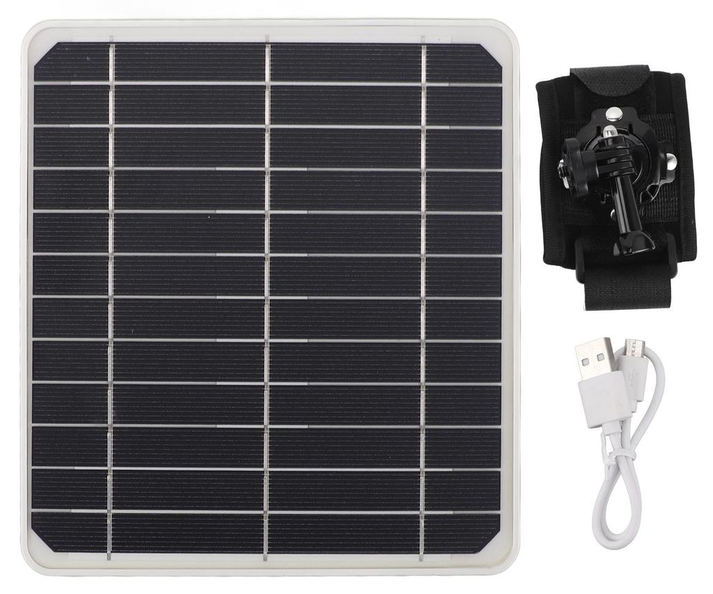 20-W-Solarpanel mit USB-Typ-C-DC-Anschluss, wasserdicht, 5 V, 2 A, tragbar, für Rucksack-Fahrräder